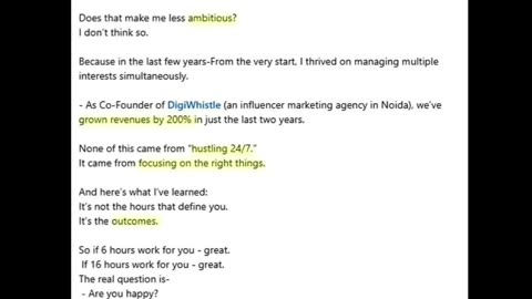 Are you hustling 24/7? Then this is for you… | Founder | Startup | The Dal Chawal
