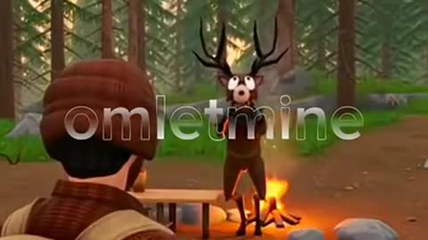 🤯Deer Steals My Burger, 🥳