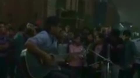 Melodies Under the Stars Soulful Rendition of "Pyar Hume Kis Mod Pe Le Aaya" at College Annual Night