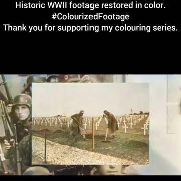 D-Day Aftermath Landscapes 1944 WWII Colourized Footage #WWIIHistory