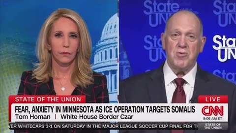 Dana Bash accuses Tom Homan of racially profiling illegal aliens