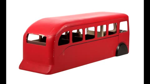 Large Bertie the Bus with Seven Passengers - Thomas & Friends Propstore Photos