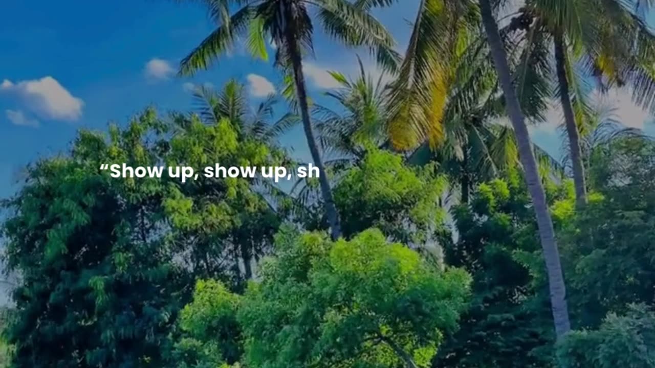 Show up, show up, show up, and after a while the muse shows up, too.