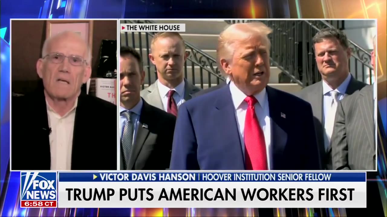 Victor Davis Hanson Says Market Believes Trump Won't 'Back Down,' And Wants 'Less China'