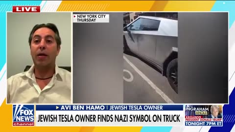 Jewish Tesla owner 'speechless' after finding Nazi symbol on his Cybertruck