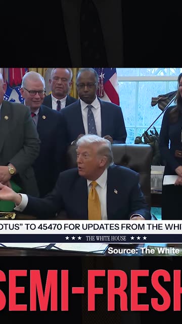 A Joke? Trump Offers Press 5-Day-Old Milk After Signing Dairy Bill