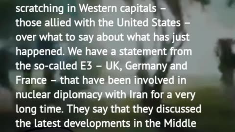EU big 3 concerned about US decision to bomb Iran