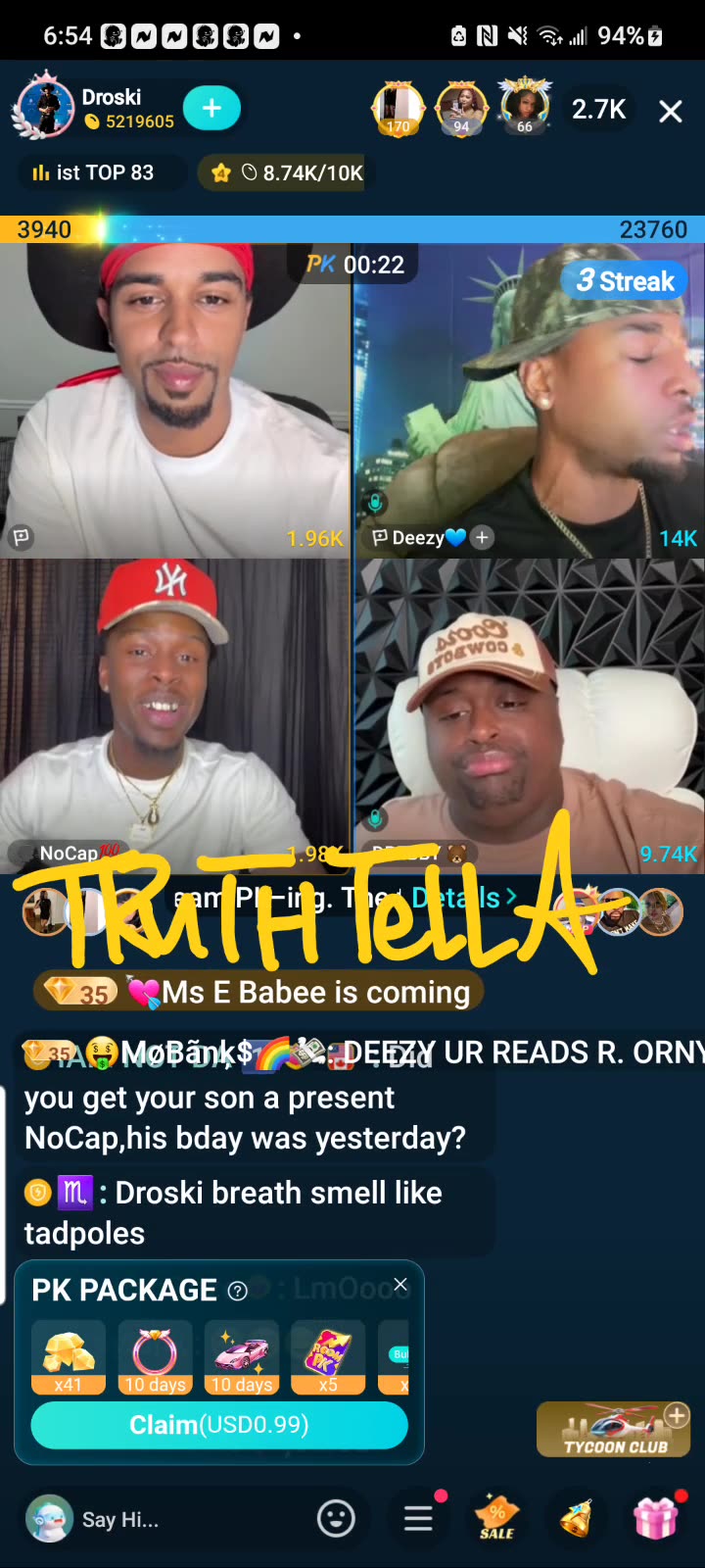 DROSKI LINED UP WITH DEEZY THEN TEAM PK & 1 ON 1 WITH DREBABY TALKING ABOUT 21BADBITCH