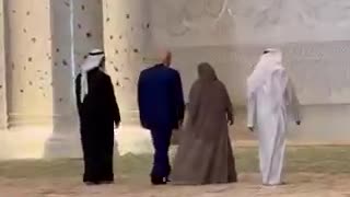 President Donald Trump tours the Sheikh Zayed Grand Mosque located in Abu Dhabi.