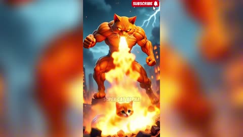 😱 Kitten Turns Into a GIANT WORM MONSTER — Super Cat Alpha Fights Back! 🐛🐱🔥