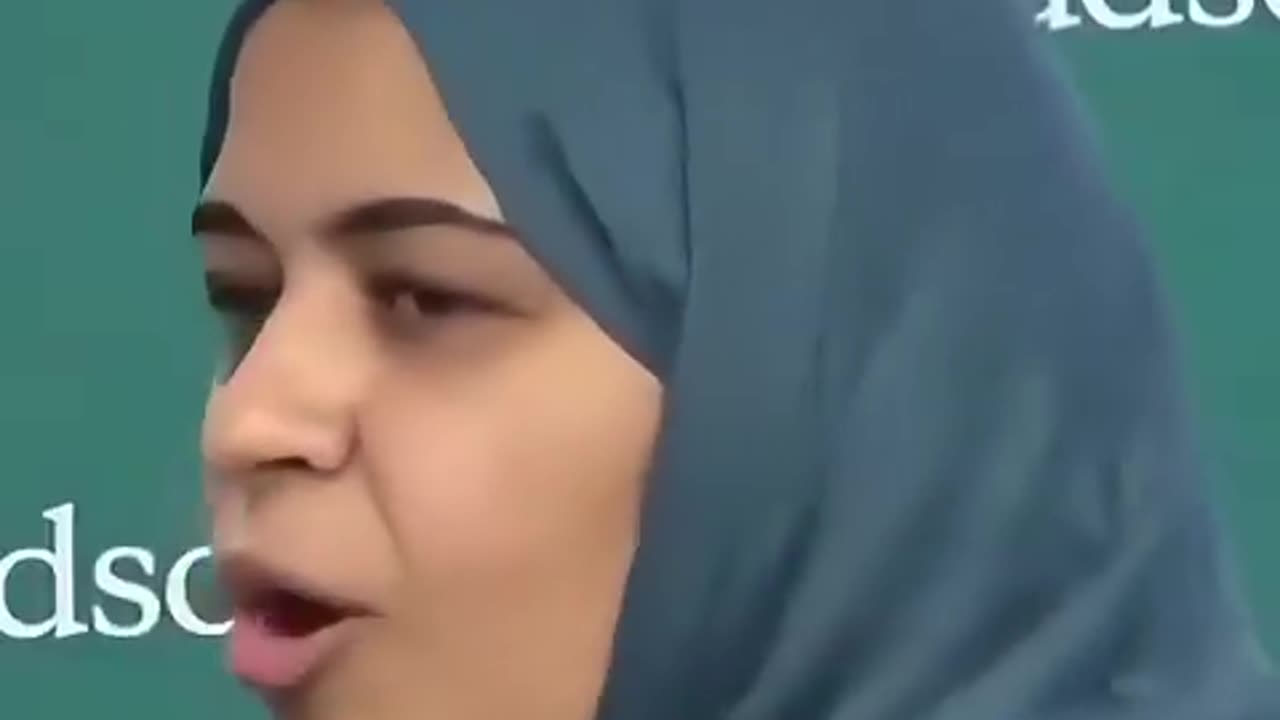 A Muslim woman issues a warning to every single American