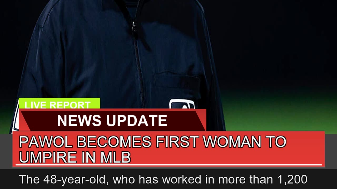 Pawol Becomes First Woman to Umpire in Mlb