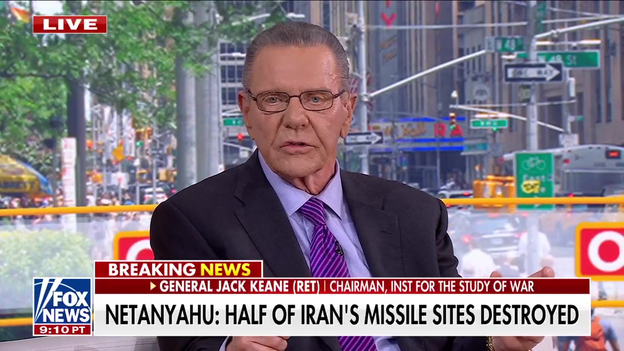 rump meets with national security team as Iran missiles strike Israel