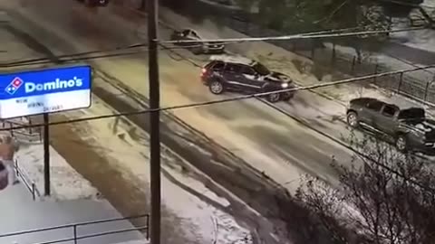 Epic Snow Parallel Parking Move