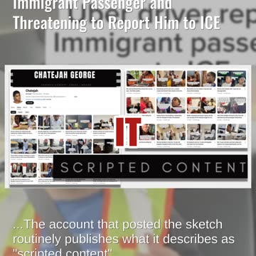 Fact Check: FAKE Video Shows Uber Driver Demanding $1,000 From Immigrant Passenger, ICE Threats