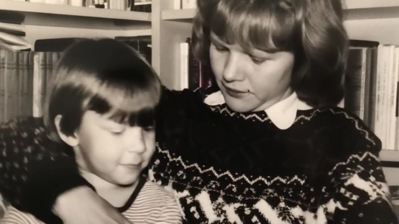 Syskon. Mattias och Hanna Thuen.