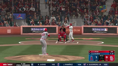 MLB The Show 25 St Louis Cardinals Franchise Game 5 Angels Vs Cardinals CPU Vs CPU