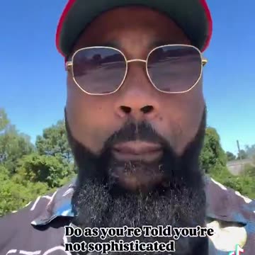 Black MAGA Man Calls on Everyone to Wake Up and Start Thinking for Themselves