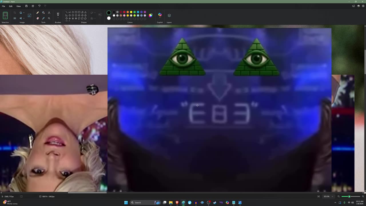 They did the arrow meme.