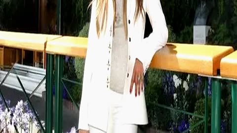Emma Louise Connolly Wears White Suit of Dreams