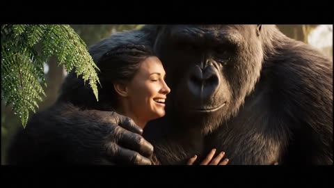The Gorilla And the Girl 6 Million Years ago Ai Short Film