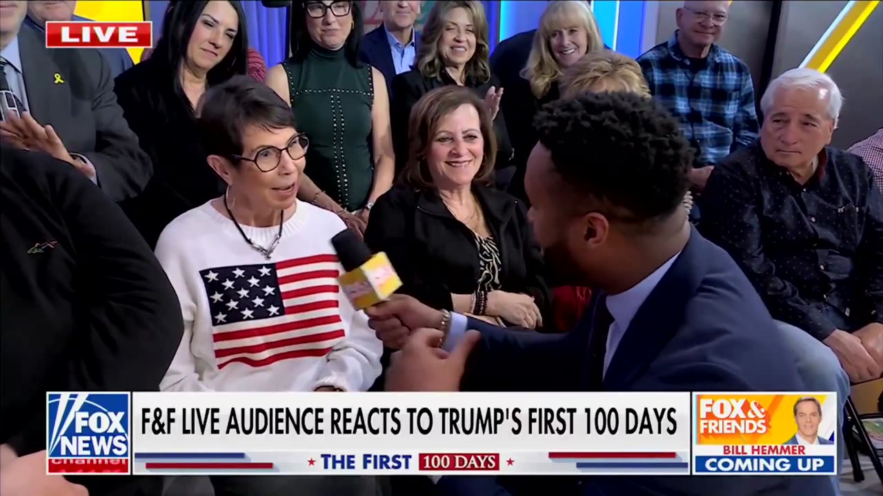 How would you rate President Trump's first 100 days? "On a scale of 1-10? 20."