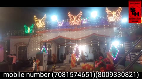 Wedding decoration lighting decoration decoration lighting #sukai_light_house