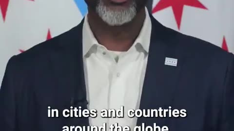 Chicago Mayor Brandon Johnson wishes everyone "Happy Africa Day."" On Memorial Day