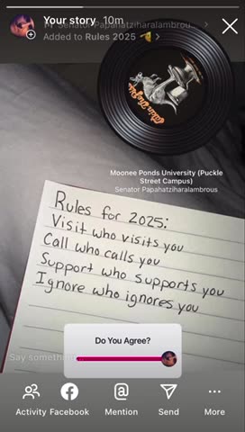 Life Lessons from Moonee Ponds University by Senator Papahatziharalambrous