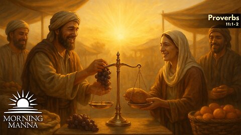 Morning Manna - September 4, 2025 - Proverbs 11:1-2 - Just Weights and Just Wisdom