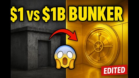 Exploring MrBeast’s INSANE $1 vs $1B Bunker — You Won’t Believe the Difference!