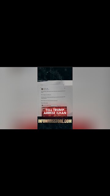 Alex Jones: Tell Trump To Arrest Ilhan Omar - 1/27/26
