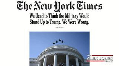 The NYT Is Angry At The US Military For Refusing To Overthrow President Trump!