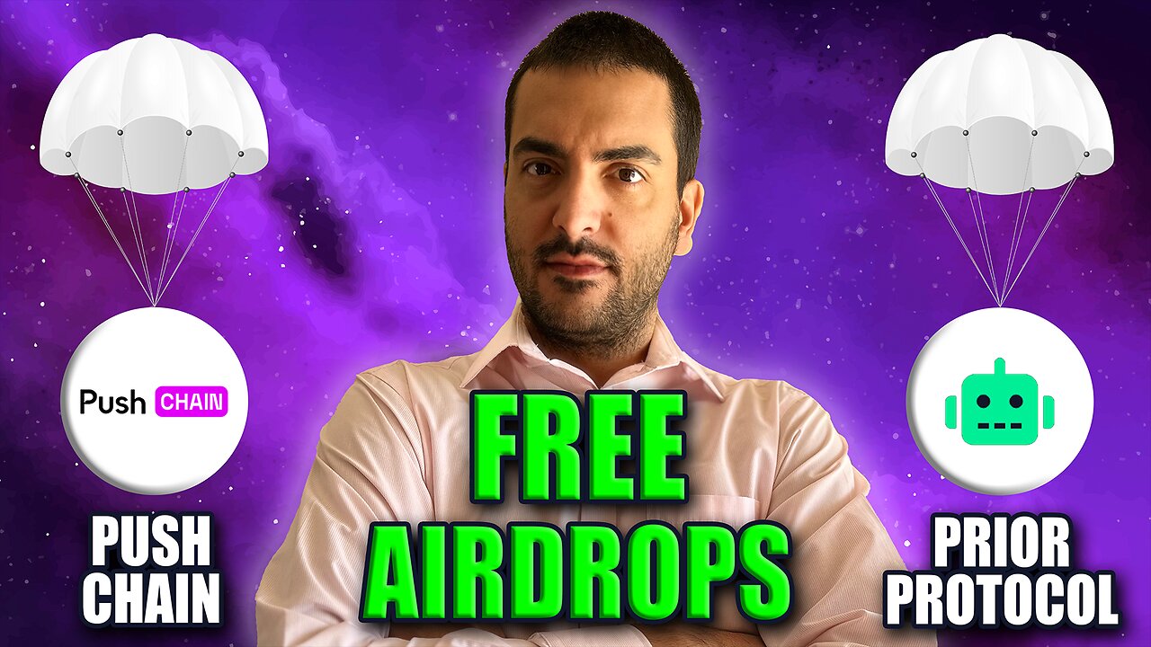 Push & Prior Airdrops - 2 EASY and FREE Airdrops to do NOW!!🥇 #crypto #airdrop