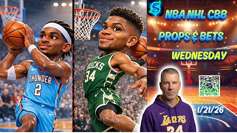 🏀 12 FREE Wednesday NBA Picks Today | CBB Picks Today | NHL PICKS Today | Prizepicks Today 1/21/26
