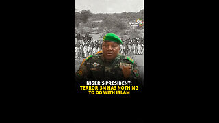 NIGER'S PRESIDENT: T*RRORISM HAS NOTHING TO DO WITH ISLAMs
