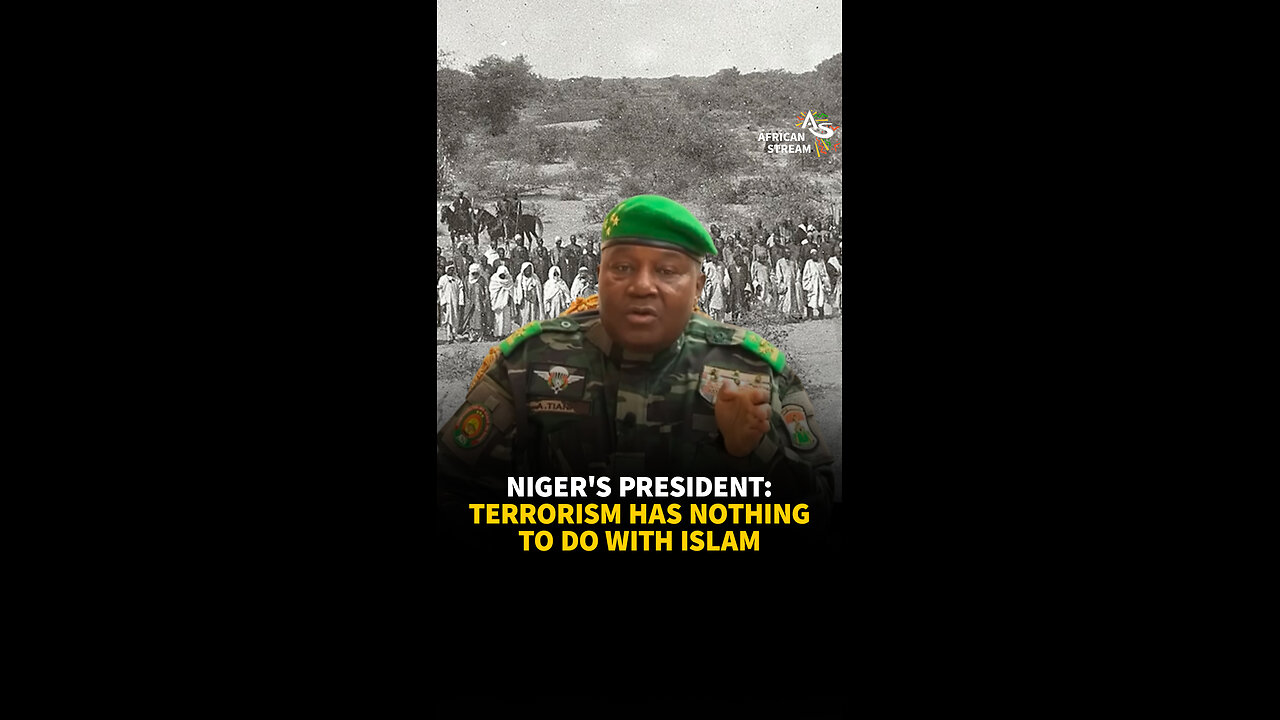 NIGER'S PRESIDENT: T*RRORISM HAS NOTHING TO DO WITH ISLAMs