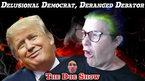 Listening to a rude and vulgar democrat lady at 1pm PT