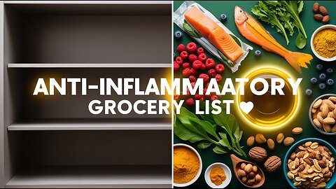 Anti-Inflammatory Grocery List 🛒🌿 #Shorts #Health #Diet