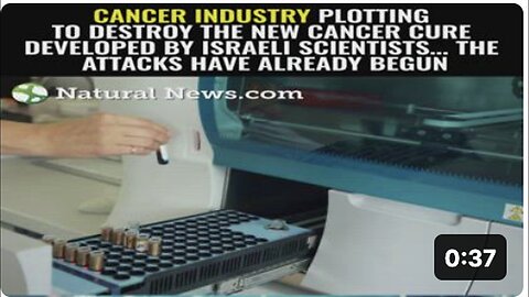 "Israeli Scientists' New Cancer Cure Under Threat from Cancer Industry Schemes"