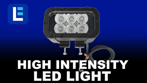 High Intensity LED Light Bar - 6, 3-Watt LEDs - 9-32 Volts DC - 1368 Lumen