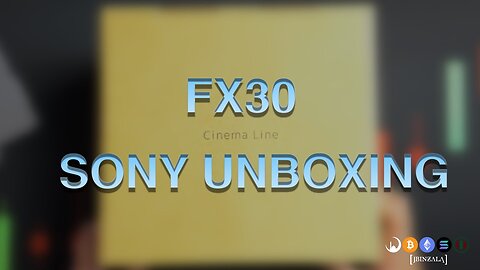 UNBOXING THE SONY FX30 CINEMA LINE CAMERA