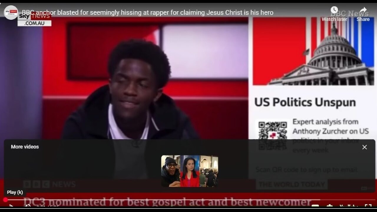 BBC anchor blasted for seemingly hissing at rapper for ...