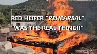 WHISTLEBLOWER!! THE RED HEIFER REHEARSAL WAS THE REAL DEAL!!