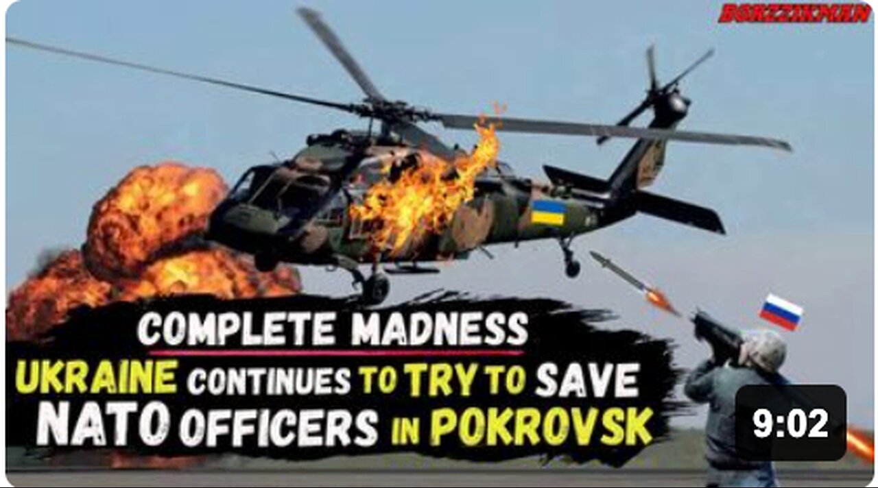 Black Hawk Down: UKRAINE Lost Another Group of ELITE Soldiers in the Attempt to save NATO Officers