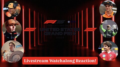 Formula 1 United States Grand Prix 2025 Livestream Watchalong Reaction