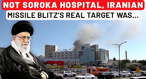 Iran Targets Israeli Intel HQs With 30 Missiles Near Soroka Hospital, Explosion Caught On Camera