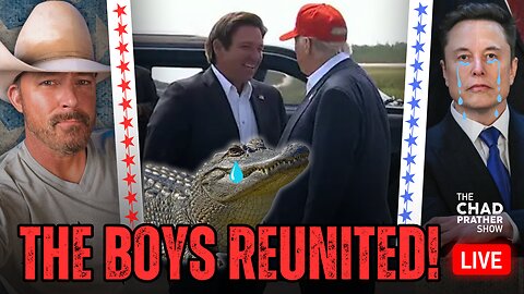 Trump & DeSantis REUNITE To Open Alligator Alcatraz + Elon To Create New ‘America Party?!’