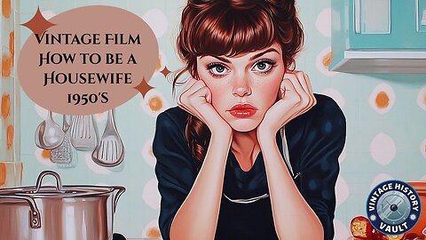 Vintage Film How To Be a Housewife 1950's.