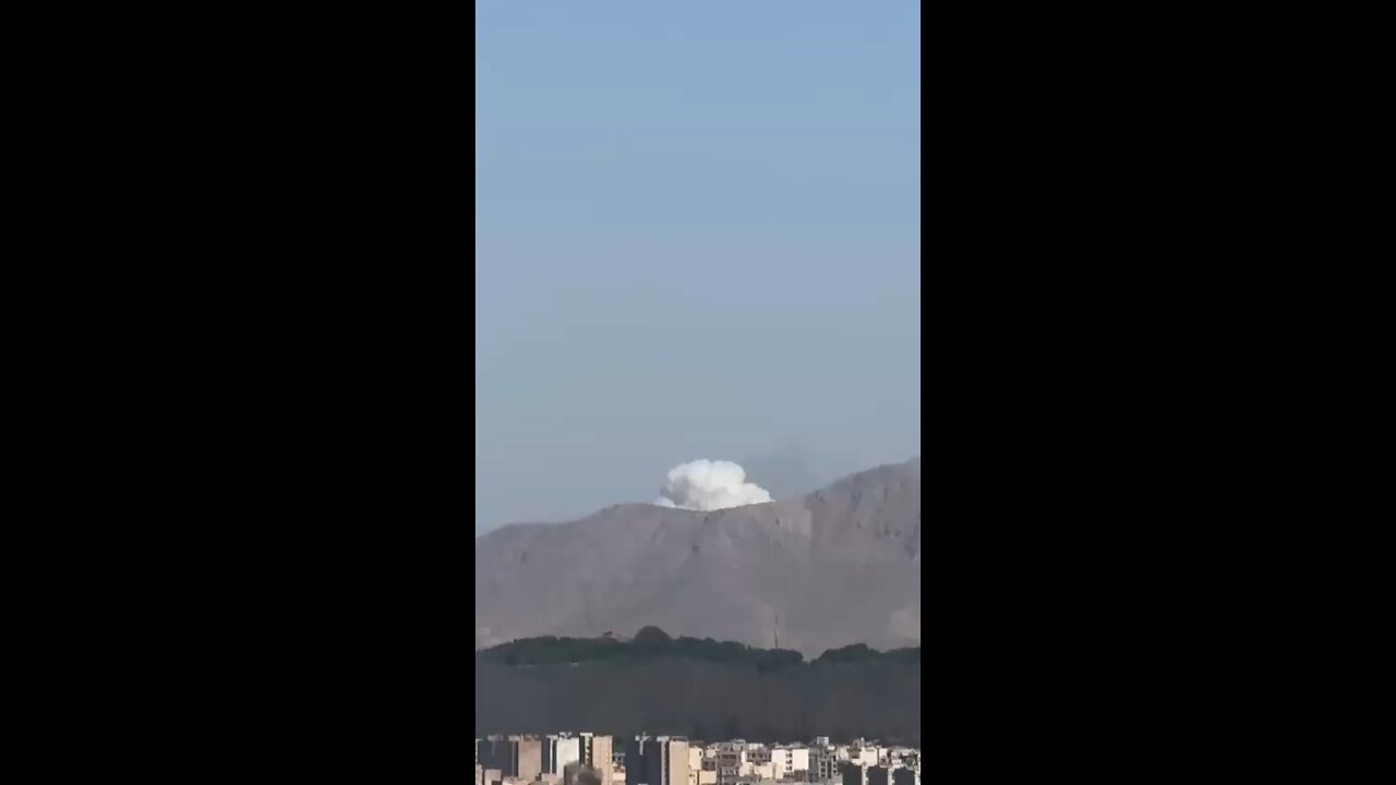 Ballistic missiles in the mountains by Teheran.